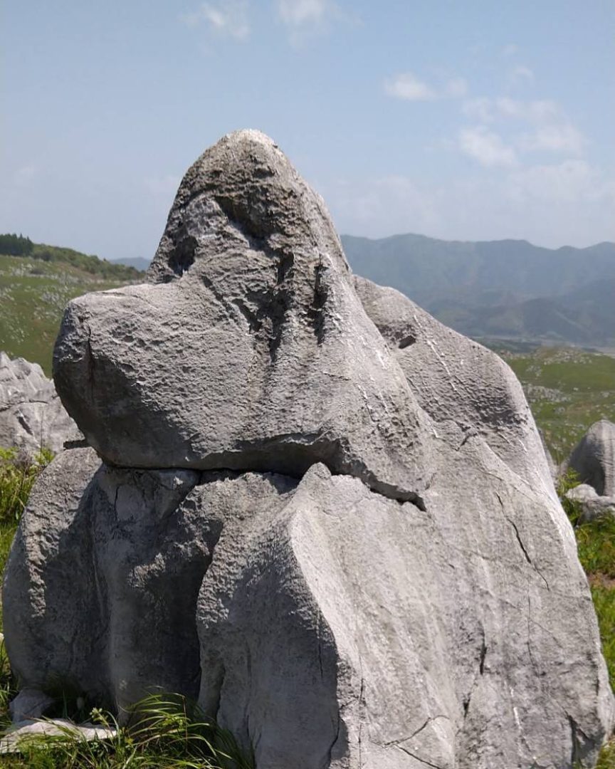 秋吉台のスヌーピー岩 - 【公式】山口県美祢市 秋吉台国定公園 観光情報